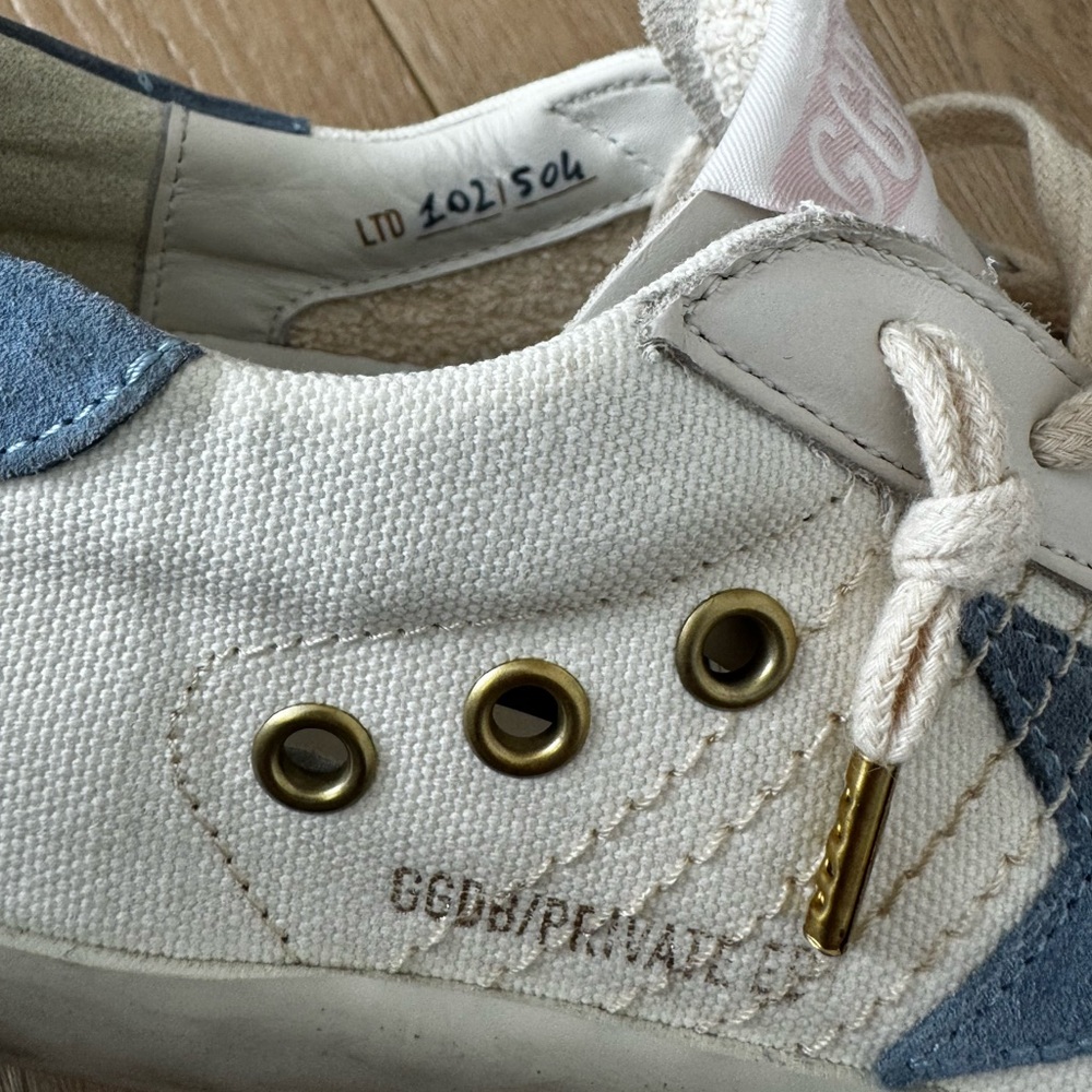 Golden Goose Superstar Canvas Leather Low-Top Sneakers